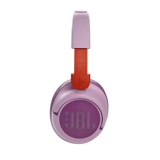 JBL JR 460NC - Pink - Wireless over-ear Noise Cancelling kids headphones - Left